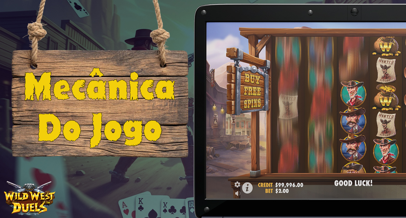 Wild West Duels apresenta mecânica padrão de caça-níqueis.